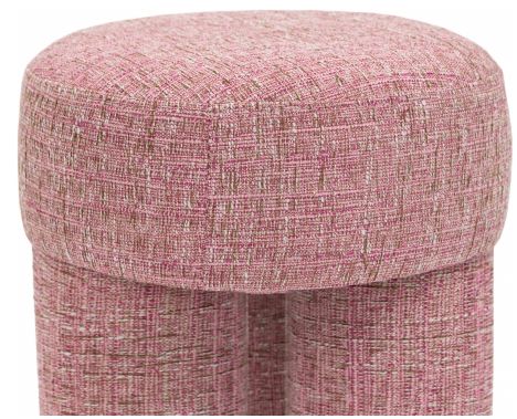 Meridian Furniture Larson Pink Ottoman/Stool					-3