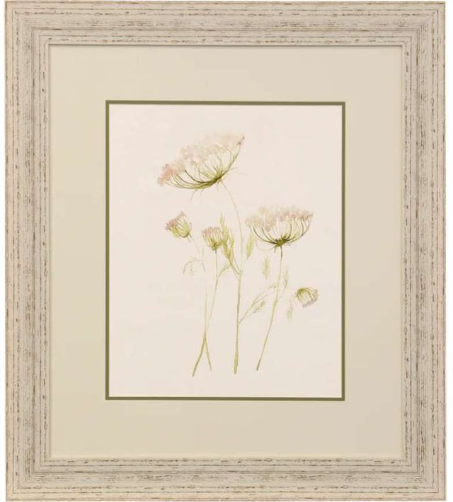 StyleCraft Blush Lace Beige/Light Green/Light Orange Wall Art-0