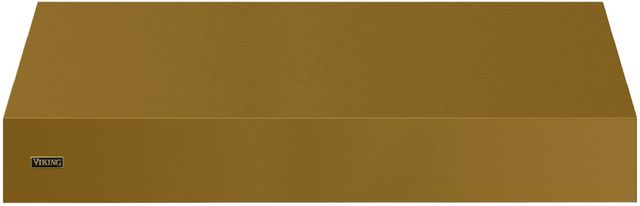 Viking 5 Series 60" Golden Hour Wall Mounted Range Hood with Brushed Brass Trim-0