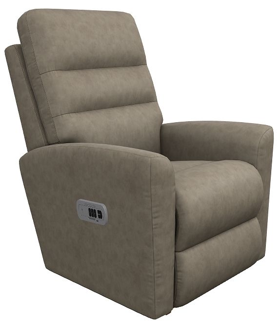 La-Z-Boy® Liam Mushroom Power Rocking Recliner with Headrest-0
