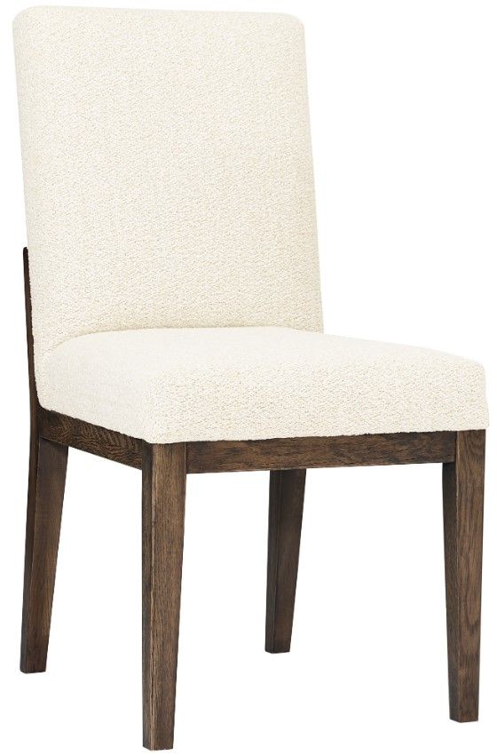 Artisan & Post by Vaughan-Bassett Dovetail Aged Gray/White Upholstered Dining Side Chair-0