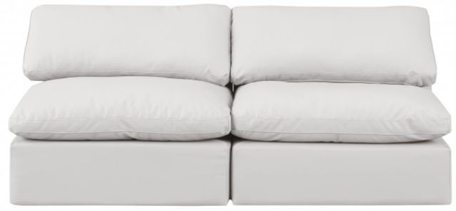 Meridian Furniture Indulge 2-Piece Cream Sofa-1