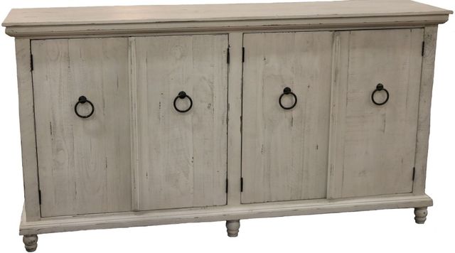 Million Dollar Rustic Nero White 4 Door Console Table-0