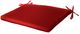 C R Plastics Pub/Dining Canvas Jockey Red Seat Cushion-0