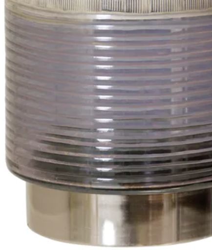 Stylecraft Pedestrial Silver Glass Vase-1