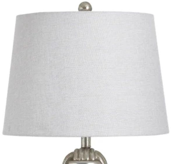 Stylecraft Marmaris Silver Table Lamp-1