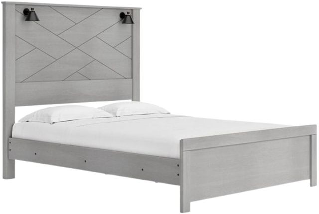 Signature Design by Ashley® Cottonburg Light Gray Queen Panel Bed-0