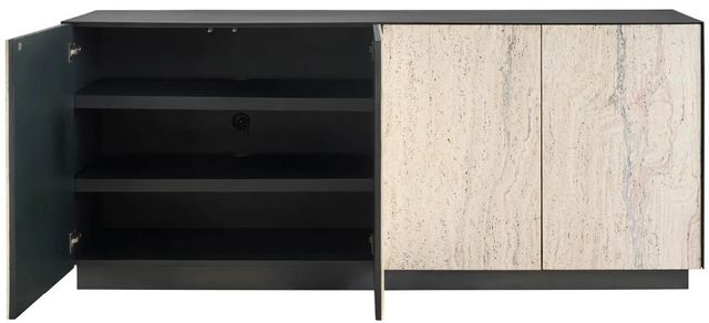 Universal Explore Home™ Modern Black/White Credenza-3