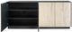 Universal Explore Home™ Modern Black/White Credenza-3
