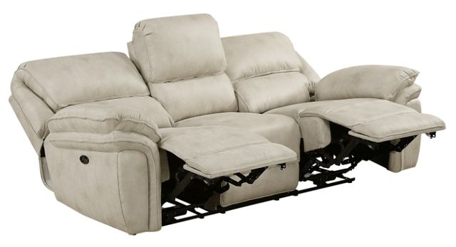 Homelegance® Proctor Sand Power Double Reclining Sofa-3