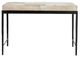 Classic Home Achen Black/Dusty Cream Hide 28" Bench -2