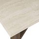 Jofran Inc. Sierrafina Beige Rectangular Coffee Table with Cortado Base-3