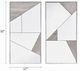 ACME Furniture Chafik 2-Piece Chrome/Natural Oak Accent Mirror Set-2