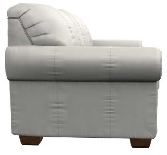 La-Z-Boy® Mackenzie Ivory Leather Sofa-3