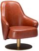 Zuo® Modern Withby Brown Accent Swivel Chair-0