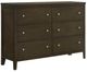 Coaster® Wilkes 4-Piece Dark Cocoa King Panel Bedroom Set-3