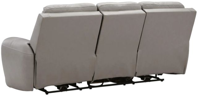 Signature Design by Ashley® Trendsetter Ash Power Reclining Sofa with Audio Seating-4