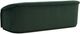TOV Furniture Yara Pleated Forest Green Velvet Sofa-1