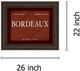 Classy Living Paola Viveiros Bordeaux 22" Wall Art-2