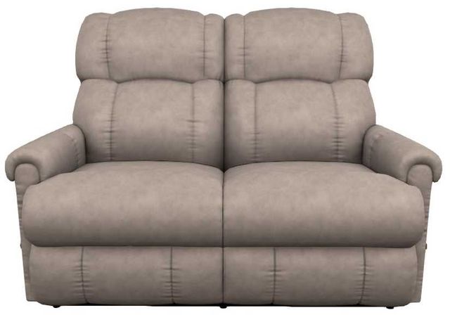 La-Z-Boy® Pinnacle Stone Leather Manual Wall Reclining Loveseat-1