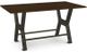 Amisco Customizable Parade 36" Walnut Veneer Short Counter Height Table-0
