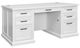 Martin Furniture Abby White Double Pedestal Desk-0
