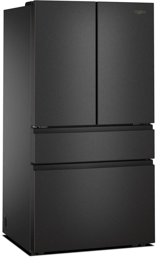 Whirlpool® 36" 29.8 Cu. Ft. FingerPrint Resistant Black Stainless Steel French Door Refrigerator with Flexible Temperature Drawer-3