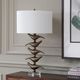 Uttermost® Sing Song Antiqued Golden Bronze Table Lamp-2
