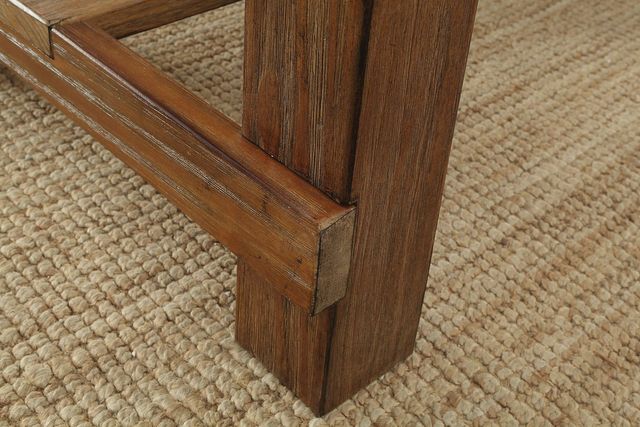 Furniture of America® Sania Rustic Oak Counter Height Table-2