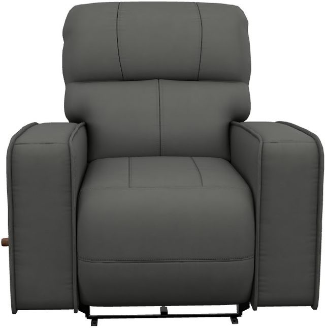 La-Z-Boy® Maddox Slate Leather Manual Wall Recliner-1