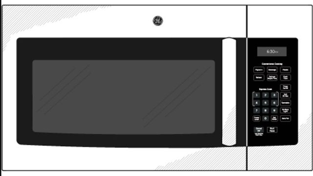 GE® 1.6 Cu. Ft. Stainless Steel Over The Range Microwave-1