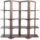 Liberty Furniture Lennox Weathered Chestnut Open Bookcase-1