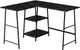 Monarch Specialties Inc. Black L-Shaped Desk-0
