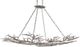 Currey & Company Rainforest Silver Leaf Chandelier-0