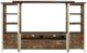 International Furniture Direct Antique Brown Wall Unit-0