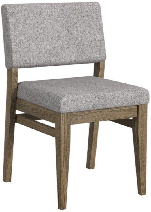 Intercon Flex Gray/Sandbar Oak Upholstered Side Chair-0