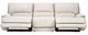 Steve Silver Co. Olsen 3-Piece Dove Dual-Power Zero-Gravity Modular Reclining Sofa-5