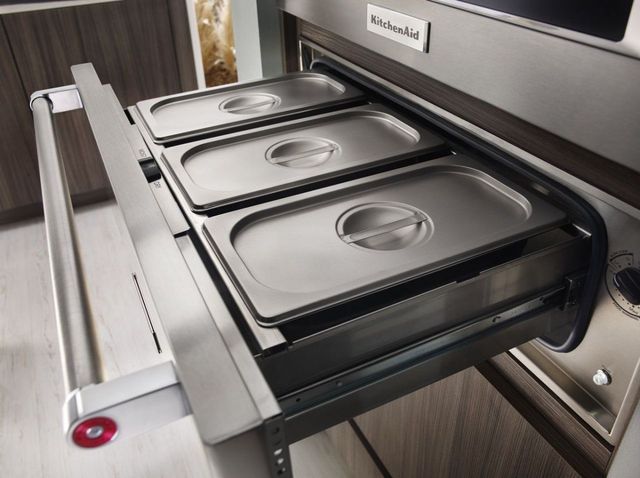 KitchenAid® 27" Stainless Steel Slow Cook Warming Drawer-3