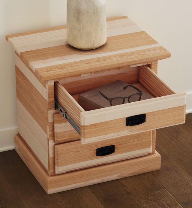 A-America® Amish Highlands Natural Nightstand-1