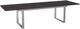 Amisco Customizable Burton 120" Rectangular Extendable Table with 1" Thermo Fused Laminate Top and 1 Leaf-1