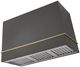 AGA Loge 48" Slate Wall Mounted Range Hood with Antique Brass Trim-0