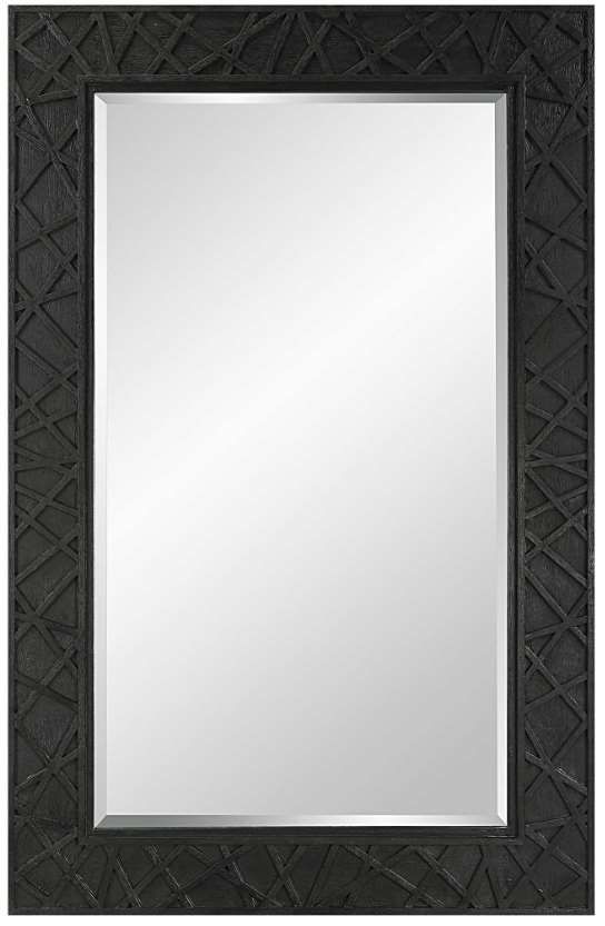 Uttermost® Everest Satin Black Mirror-0