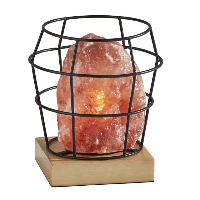 Adesso® Faith Pink Himalayan Salth Table Lamp-0