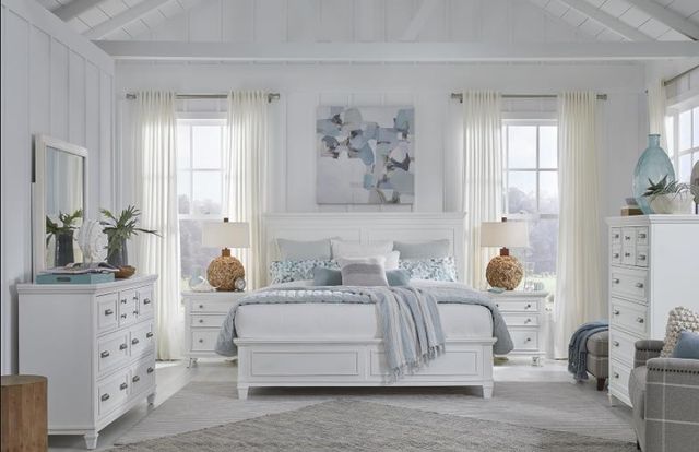 Magnussen Home® Charleston White Dove King Panel Headboard-1