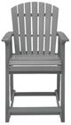 Signature Design by Ashley® Ross Cove 2-Piece Dark Gray Aluminum/Plastic Outdoor Bar Stool-3