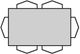 Bermex® Customizable Tinted Glass Top Dining Table with Black Legs-3