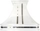 Cyclone® 48" White Chrome Wall Mounted Range Hood-0