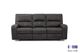 Cheers by Man Wah Charcoal Power Reclining Sofa with Power Headrest-0