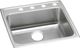 Elkay Lustertone® Classic Lustrous Satin 25" x 21-1/4" x 4" 1-Hole Single Bowl Drop-In ADA Sink-0