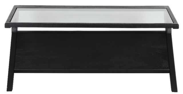 Porter International Designs Canberra Black Coffee Table-1